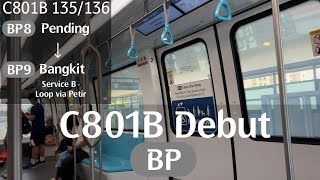 [SMRT] [DEBUT] Alstom Innovia APM 300R C801B [135/136] - Pending » Bangkit (BPLRT)