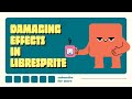 Animating Hits & Deaths: Creating Impactful Character Actions in LibreSprite