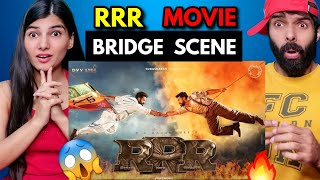 RRR Bridge Dosti Scene Reaction | Ram Charan | Jr NTR Rrr movie reaction