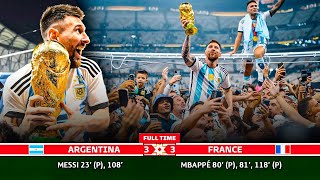 ARGENTINA vs FRANCIA 🏆 FINAL Qatar 2022 ⚽ RESUMEN y GOLES + PENALES ᴴᴰ