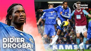 5 minutes of Didier Drogba being the COMPLETE STRIKER! | Chelsea | Premier League