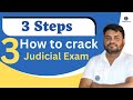 3 Steps to Clear Judiciary Exams || By Akhilesh Sir || Target for IQ ||