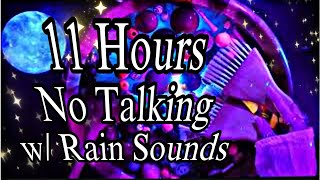 11 hr No Talking Wood Beads Soup ASMR for sleep relaxation insomnia anxiety relief water rain sounds