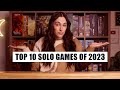 Top 10 SOLO Board Games Of 2023! | My 10 favourite games I played solo this past year!