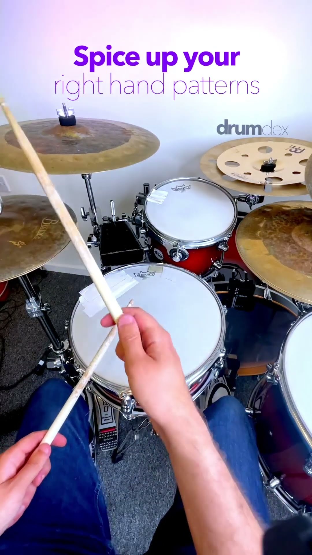 Spice up your right hand DRUM LESSON #drumlessons #drums