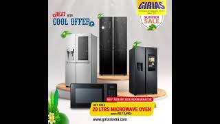 Girias Summer Sale gives an exclusive offer for refrigerators