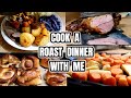 ROAST DINNER COOK WITH ME ~ LAMB SUNDAY DINNER ~  FAMILY OF FIVE