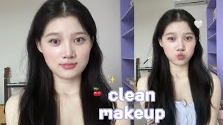 ♡Clean Makeup🍒 clean girl 🤍that girl 🎧daily makeup💚cyber diary🎞️Isabella makeup vlog📕EP240921🥛