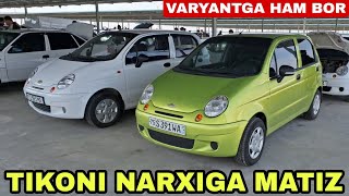 TIKO MATIZ SPARK NARXLARI TERMIZ MOSHIN BOZORI 10.03.2024