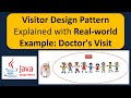 Visitor Design Pattern Explained with Real-world Example: Doctor's Visit