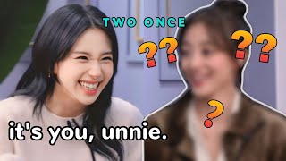the *truth* about the member that chaeyoung feels awkward with