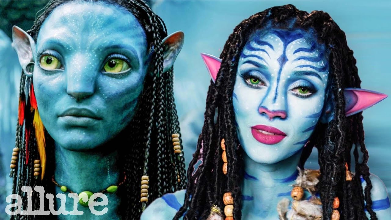 Avatar Makeup Tutorial Glowpinkstah Saubhaya Makeup