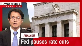 Fed pauses rate cuts at first meeting since Trump's returnーNHK WORLD-JAPAN NEWS