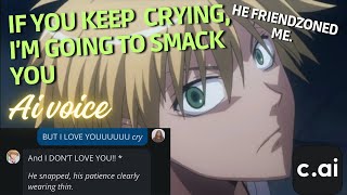 DELULU FAN MEETS Usui Takumi from  Kaichou wa maid sama ON CHARACTER AI…