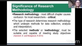 Research Support Webinar Series: Research Methods and Data Collection