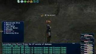 FFXI:  Battle with Fenrir Prime