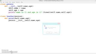 Inheritance in Python Application Programming(17CS664)