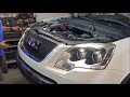 GMC Acadia - Traverse - Enclave --   a/c high pressure line repair - bumper removal