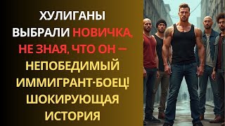 Хулиганы выбрали новичка, не зная, что он — непобедимый иммигрант-боец! Шокирующая история