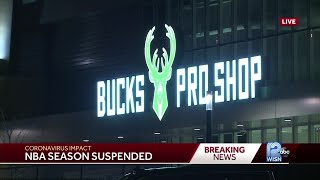 NBA season suspended, fans react