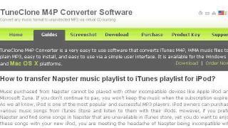 How-To Transfer Tracks In Napster And Itunes