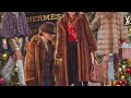 How Spanish Dress in Winter Street Fashion .Most beautiful Elegant winter Coat Fur Jacket 2024🇪🇸