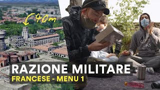 Mangiamo la RAZIONE MILITARE Francese • Menu 1