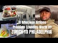 Is American Airlines Premium Economy Worth It? Find Out In Our Flight Review from Zurich to Philly.