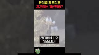 윤석열 체포직후 김건희는 개산책중? 말이돼?