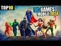 Top 10 DC SUPERHEROES Games for Android & iOS in 2024