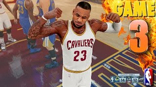 Cleveland Cavaliers vs Golden State Warriors Game 3 NBA Finals NBA 2K16 Prediction