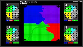 Multiply or Release (Blue, Purple, Green, Red) - Marble Race in Algodoo - Thc Game Mobile