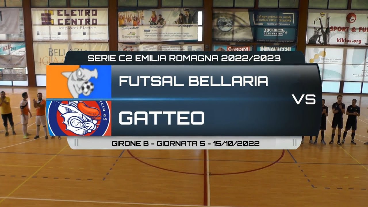 FUTSAL BELLARIA VS GATTEO - SERIE C2 EMILIA ROMAGNA 2022/2023 GIRONR B ...