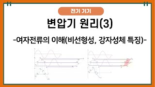 -변압기 원리(3)- 여자전류와 자화자속의 비선형성과 제3고조파가 필요한 까닭