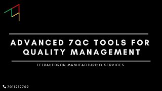 Advanced 7 QC Tools for Quality Management Workshop