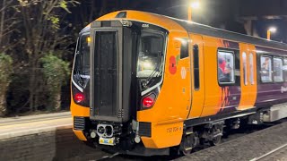 Night train spotting session at Marston green 12/11/2024