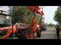 Mu5501 55HP Tractor With Back Side In Trailer Of Sugarcane