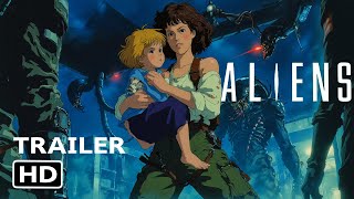 Aliens Ai Trailer - As a 1980's Anime - Panavision - Alien 2