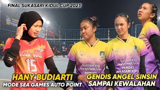 Voli tarkam!! Hany Budiarti Mode Sea Games Gendis Sinsin Angel Sampai Kewalahan - Final Sukdul Cup