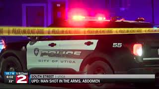 Utica Police investigate shooting at Mohawk and Eagle