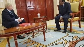 Daawo Maxay Kawada Hadleyn Farmaajo Iyo Xoghayaha Arrimaha Dibadda Boris Johnson