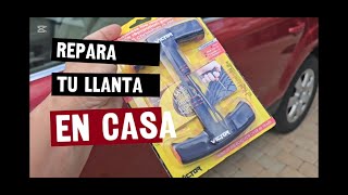 Como reparar una llanta en casa