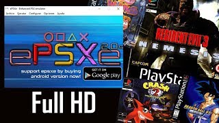 Descarga emulador de PlayStation One HD + Shaders + Juegos