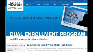 MTSU Dual Enrollment
