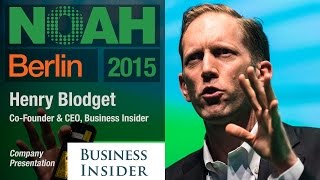 Henry Blodget, Business Insider - NOAH15 Berlin