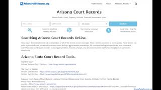 Arizona Warrant Search Guide and Online Tools.