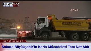 Ankara Büyükşehir’in Karla Mücadelesi Tam Not Aldı