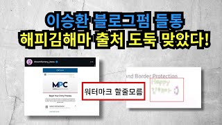 가수 이승환, 블로그펌 들통! 블로거 해피김해마 출처 도둑 맞았다!