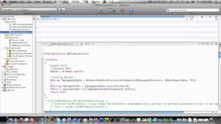 SQLite database connection in Xcode tutorial Part 1