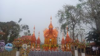 ส่งสการตานคาบประชุมเพลิงศพ ป้ออุ้ยสุก คำยามา อายุ ๘๘ ปี ณ สุสานบ้านต้นงิ้ว